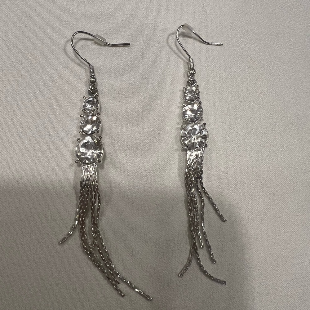 Elegant Silver Dangle Earrings